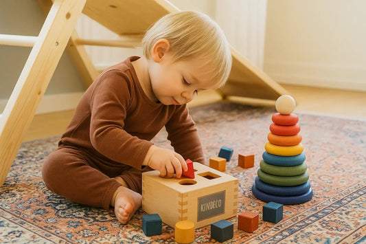Simple toys, serious development: why your child needs a shape sorter, stacking tower and hammer toy - Kindeco