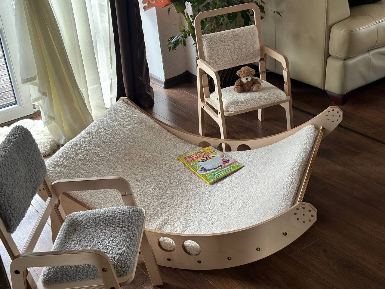 Adjustable Children Chair Luula - Cloud Mouse - Kindeco