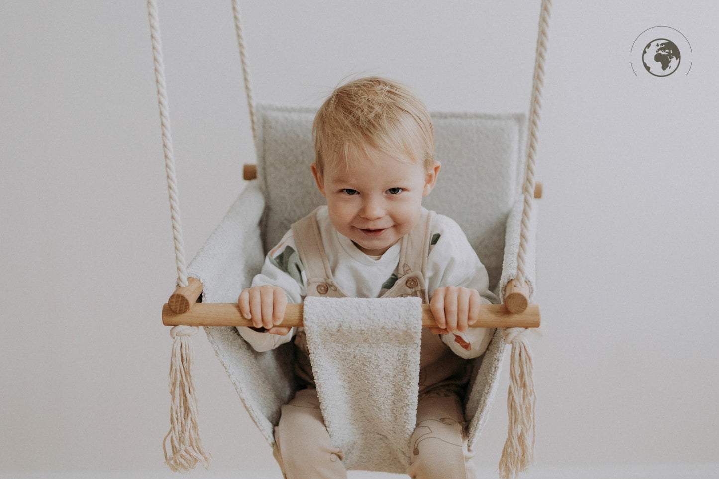 BaBi Baby Swing - Bouclé Ice Grey - Kindeco