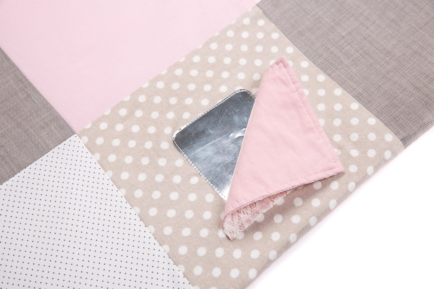 Baby Activity Mat with Arches & Toys - Pink (100x100cm) - Kindeco