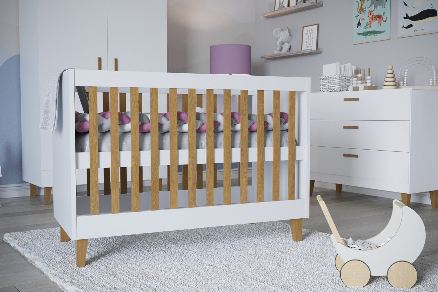 Baby Bed Kubi - White - Kindeco
