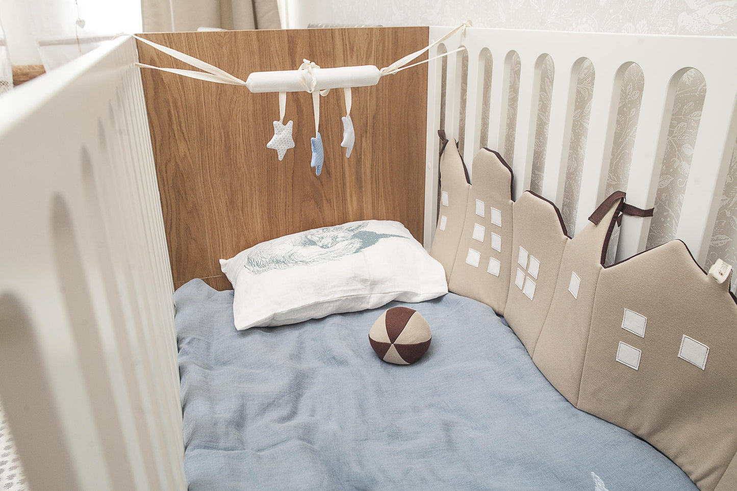 Baby Crib Toy - Stars (Pink & Blue) - Kindeco