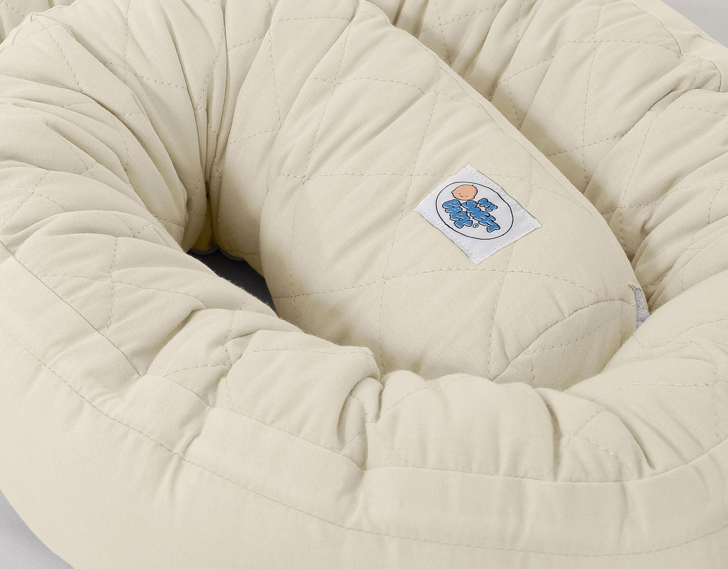 Baby Nest 2 - in - 1 Quilted – Cream - Kindeco