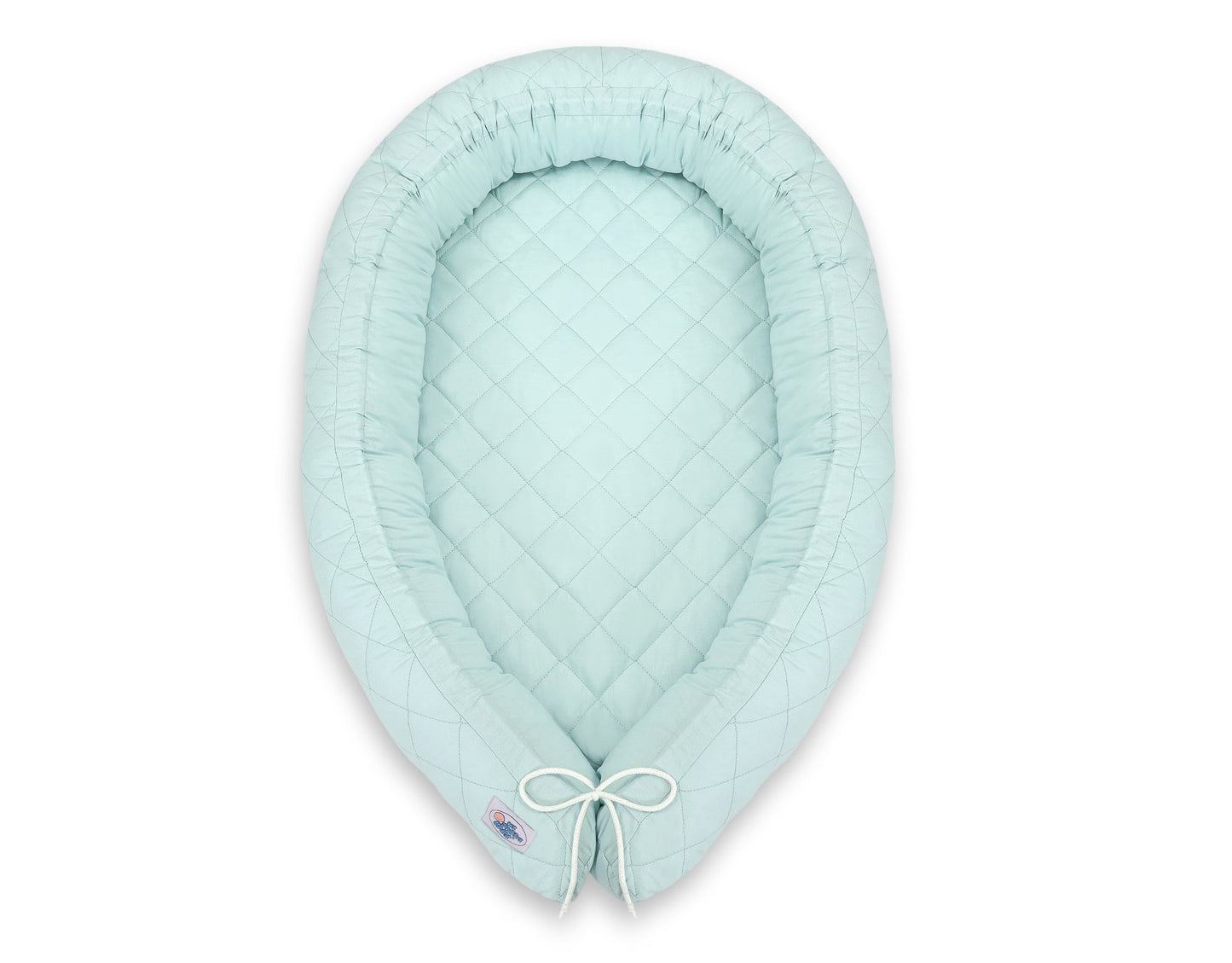 Baby Nest 2 - in - 1 Quilted – Mint - Kindeco