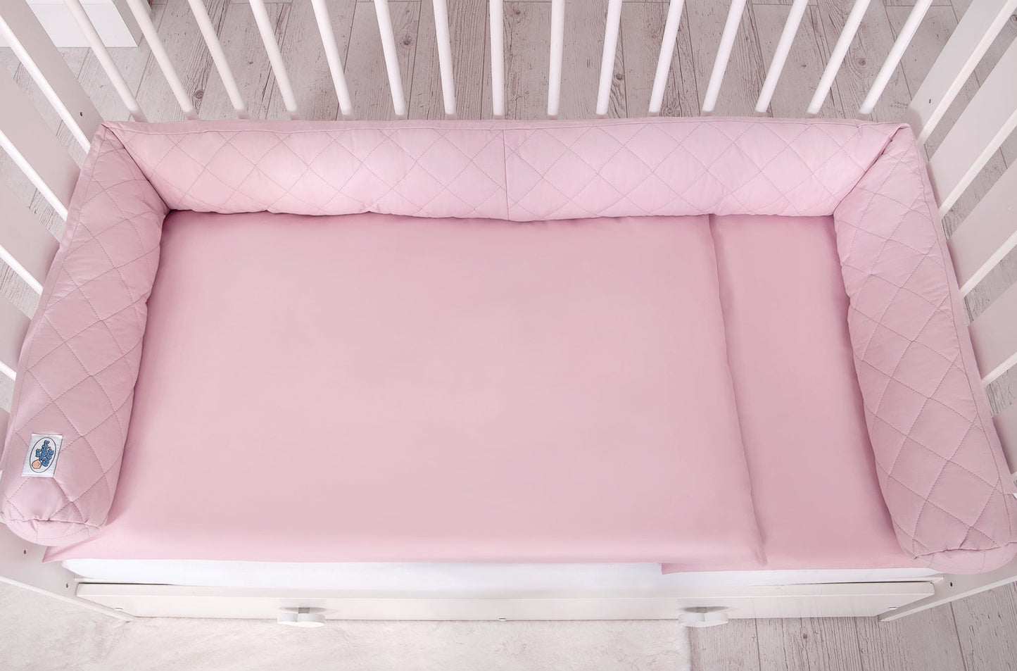 Baby Nest 2 - in - 1 Quilted – Pink - Kindeco