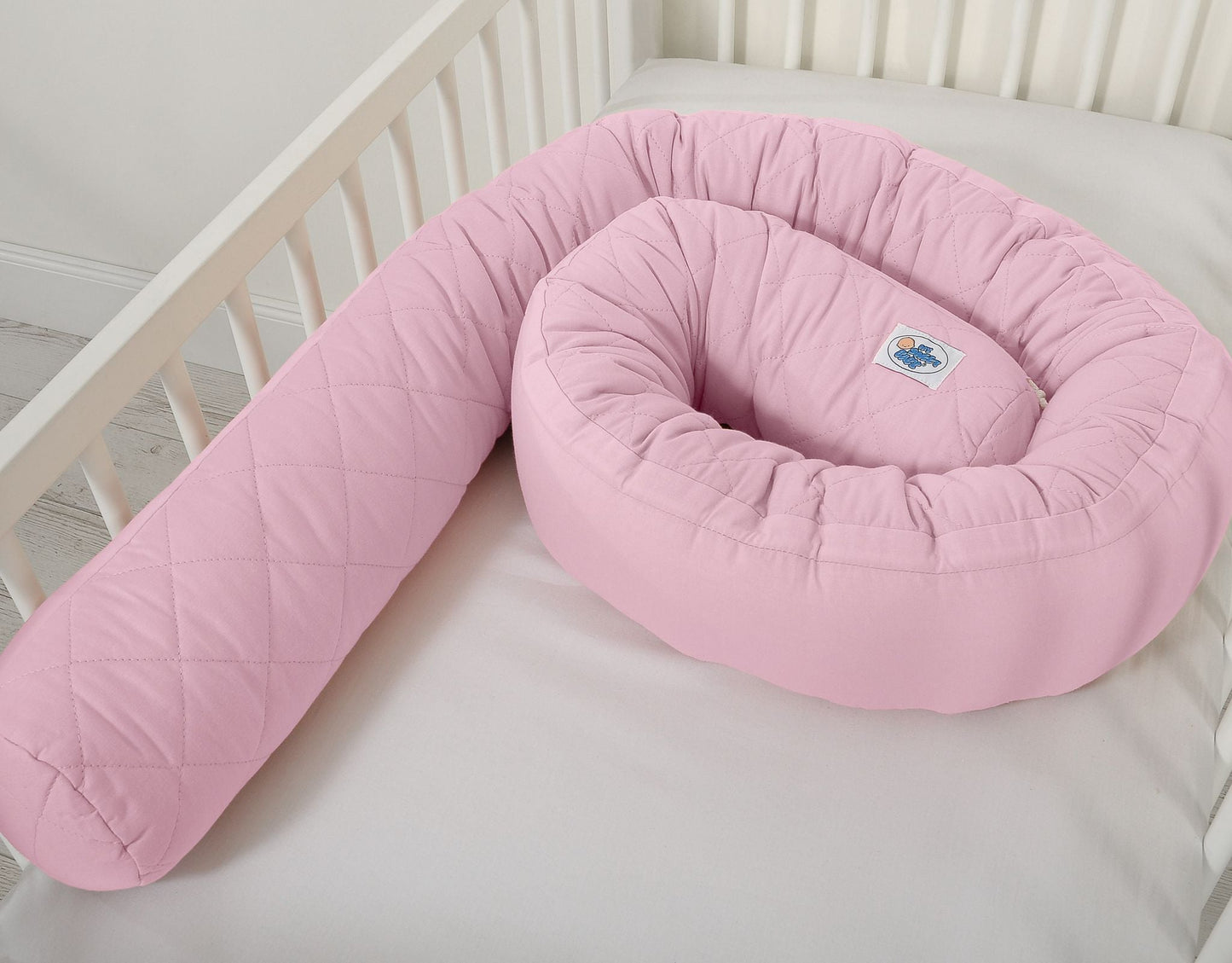 Baby Nest 2 - in - 1 Quilted – Pink - Kindeco