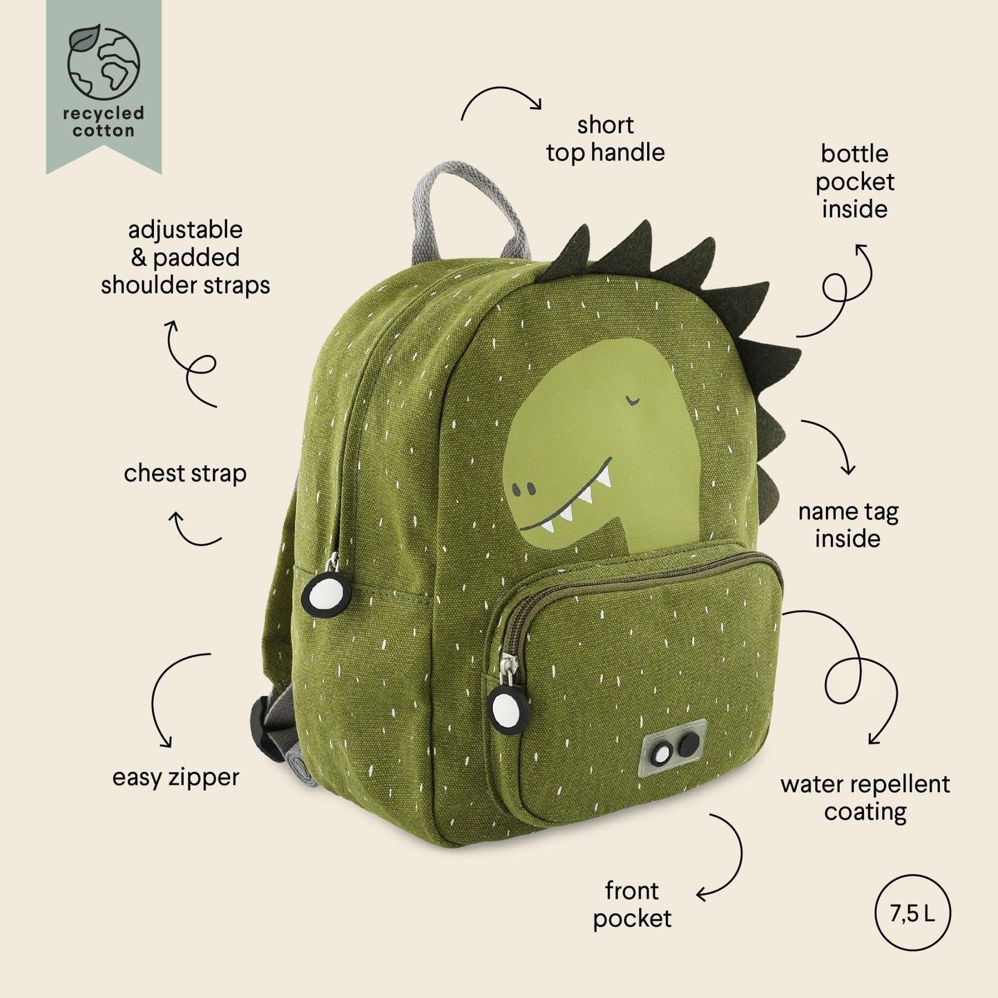 Backpack - Mr Dino - Kindeco