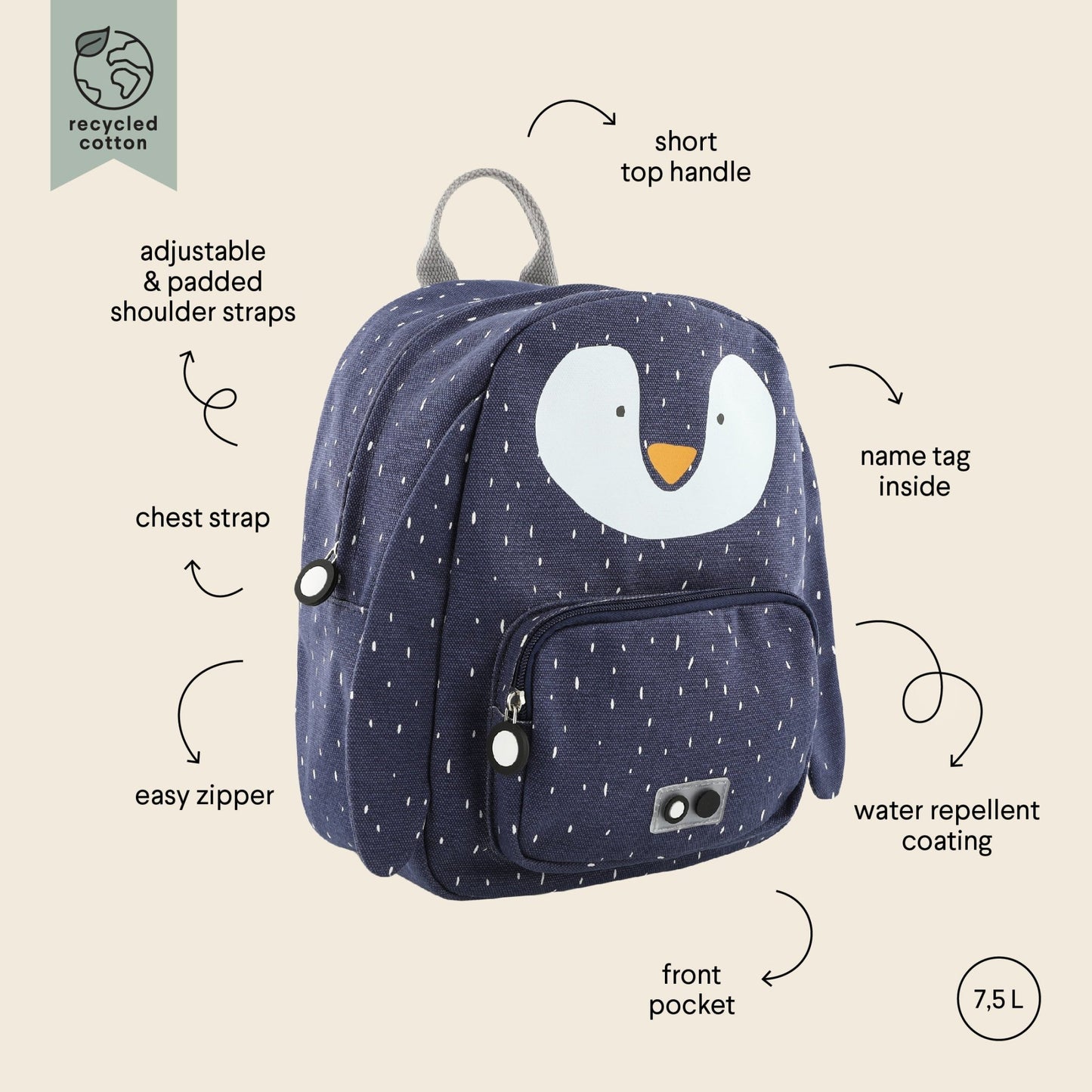 Backpack - Mr Penguin - Kindeco