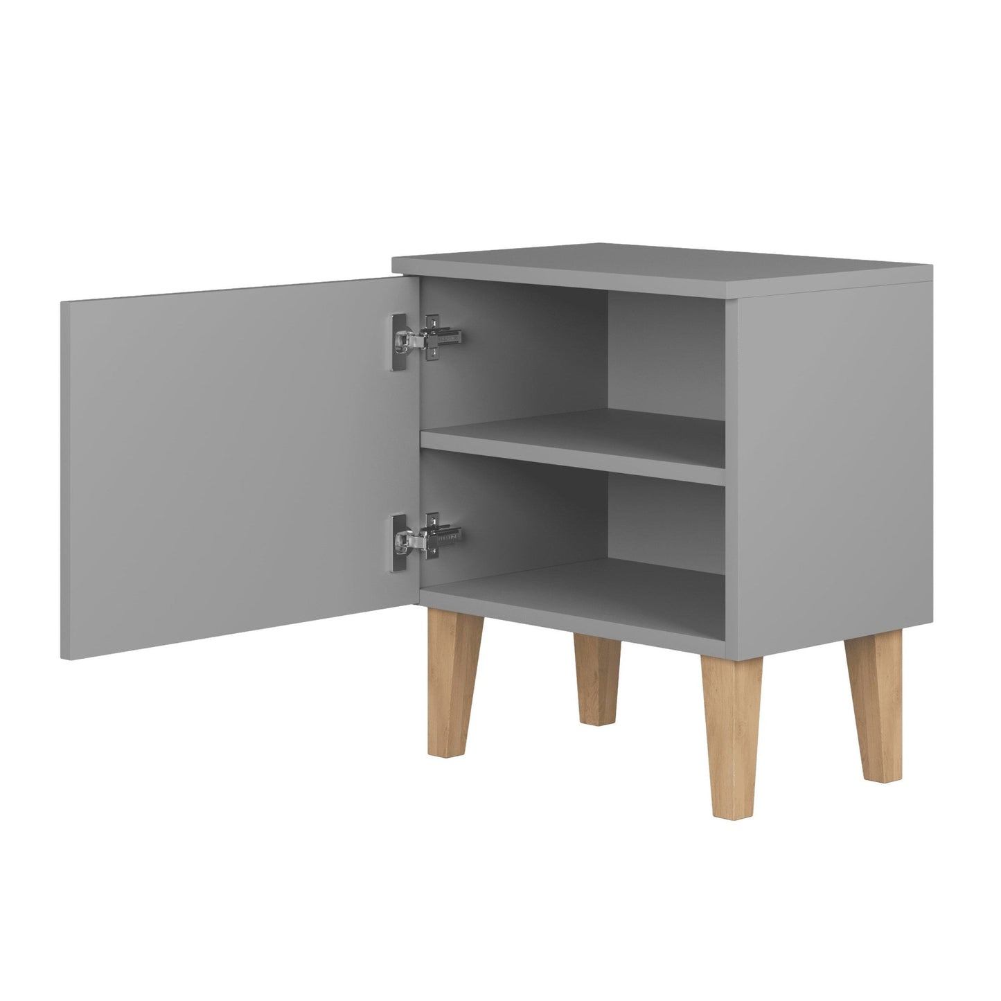 Bedside Table Kubi - Grey - Kindeco