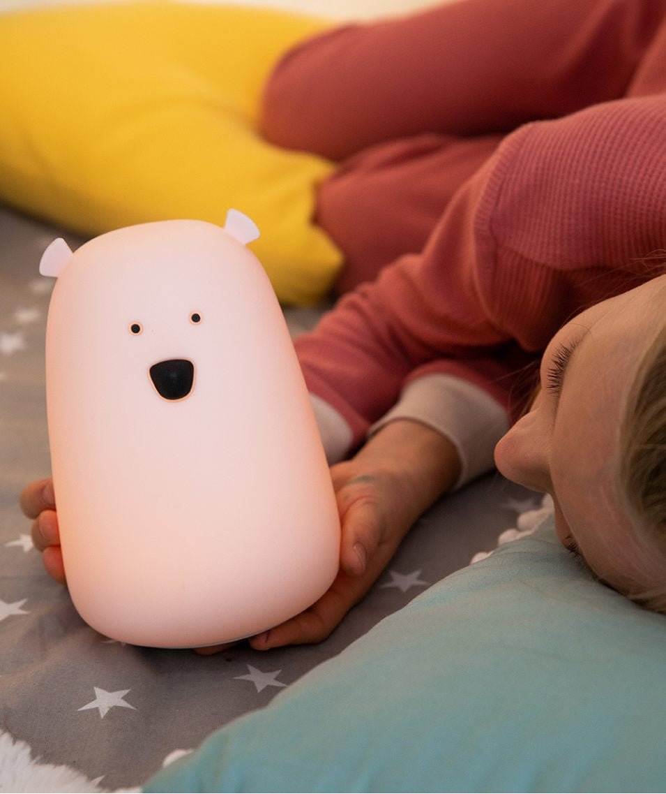 Big Bear Silicone Lamp with Remote - Pink - Kindeco