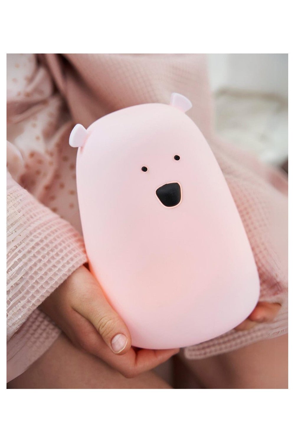 Big Bear Silicone Lamp with Remote - Pink - Kindeco