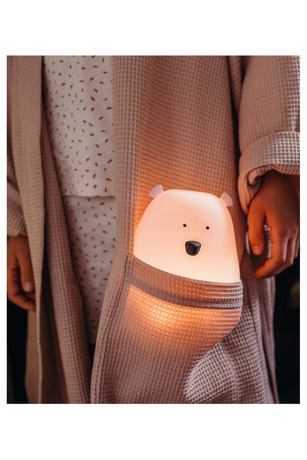 Big Bear Silicone Lamp with Remote - Pink - Kindeco