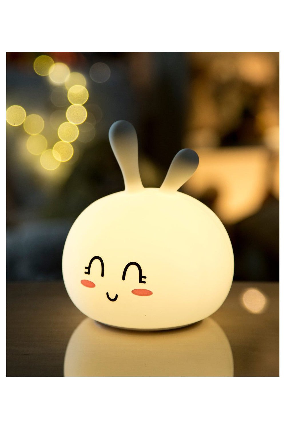 Bunny Silicone Lamp - White - Kindeco