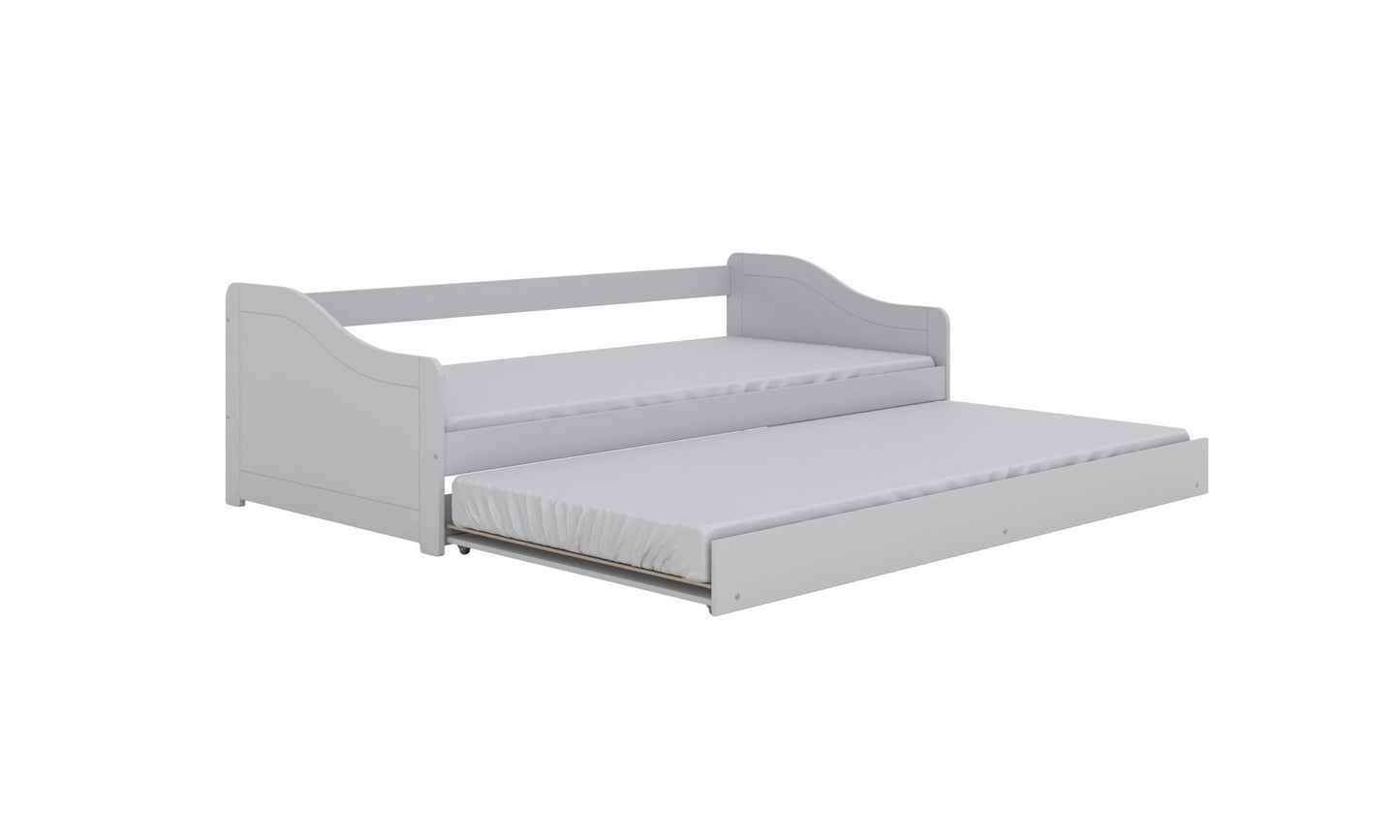 Children's Bed Blanka - White - Kindeco