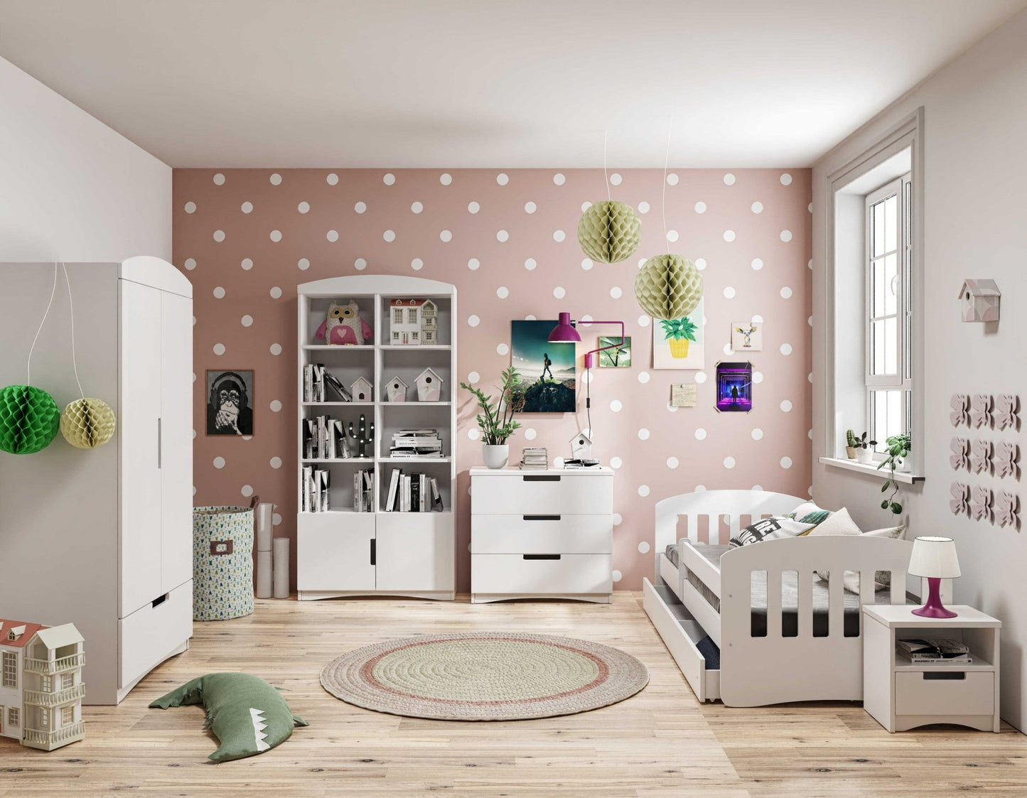 Children's Bed Classic 1 - White - Kindeco