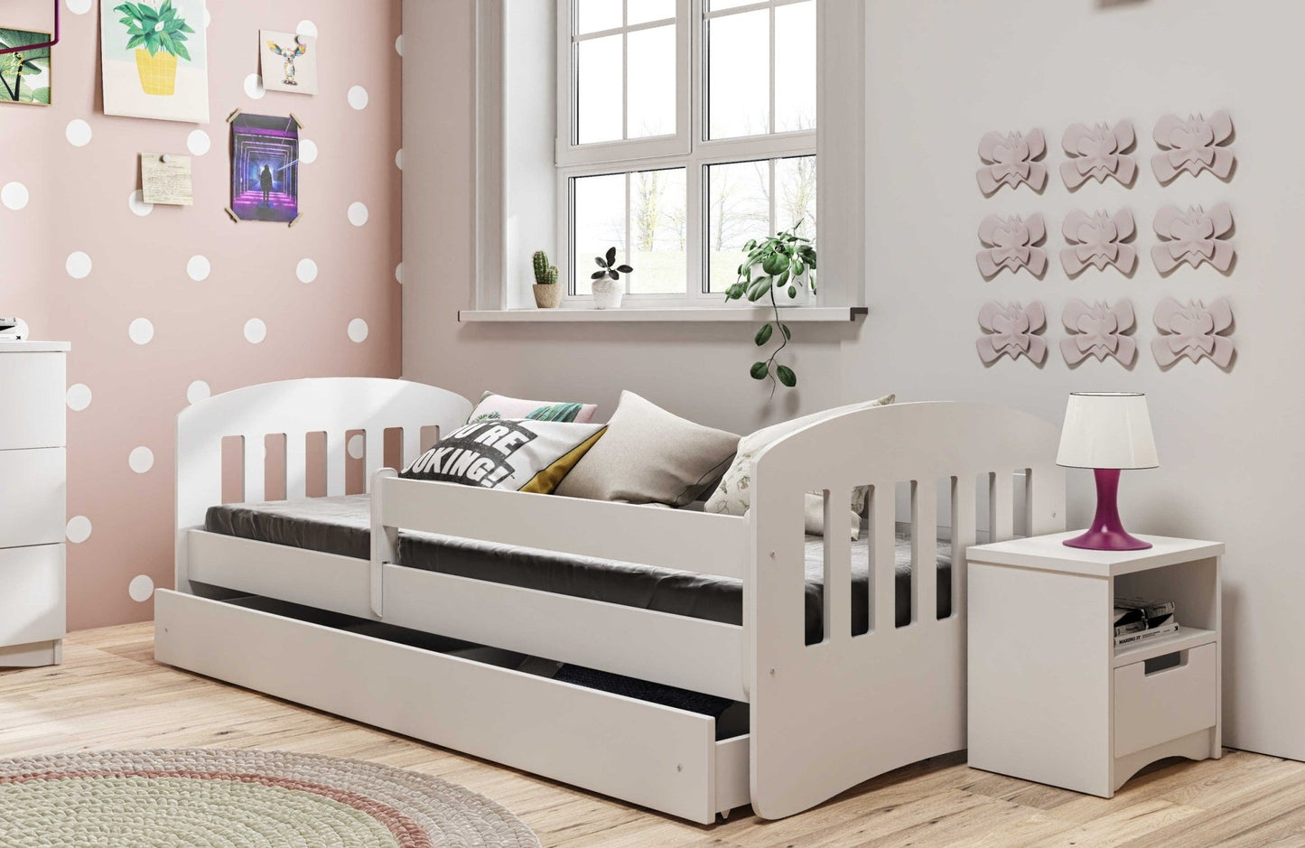 Children's Bed Classic 1 - White - Kindeco