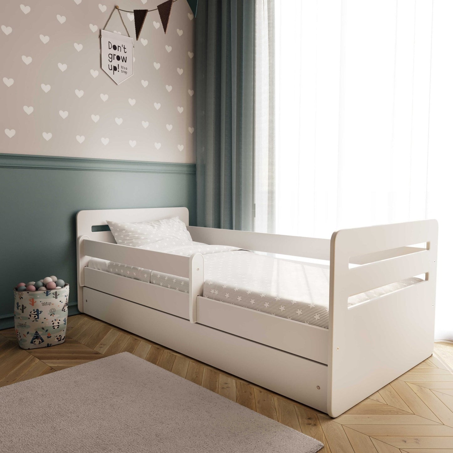 Children's Bed Tomi - White - Kindeco