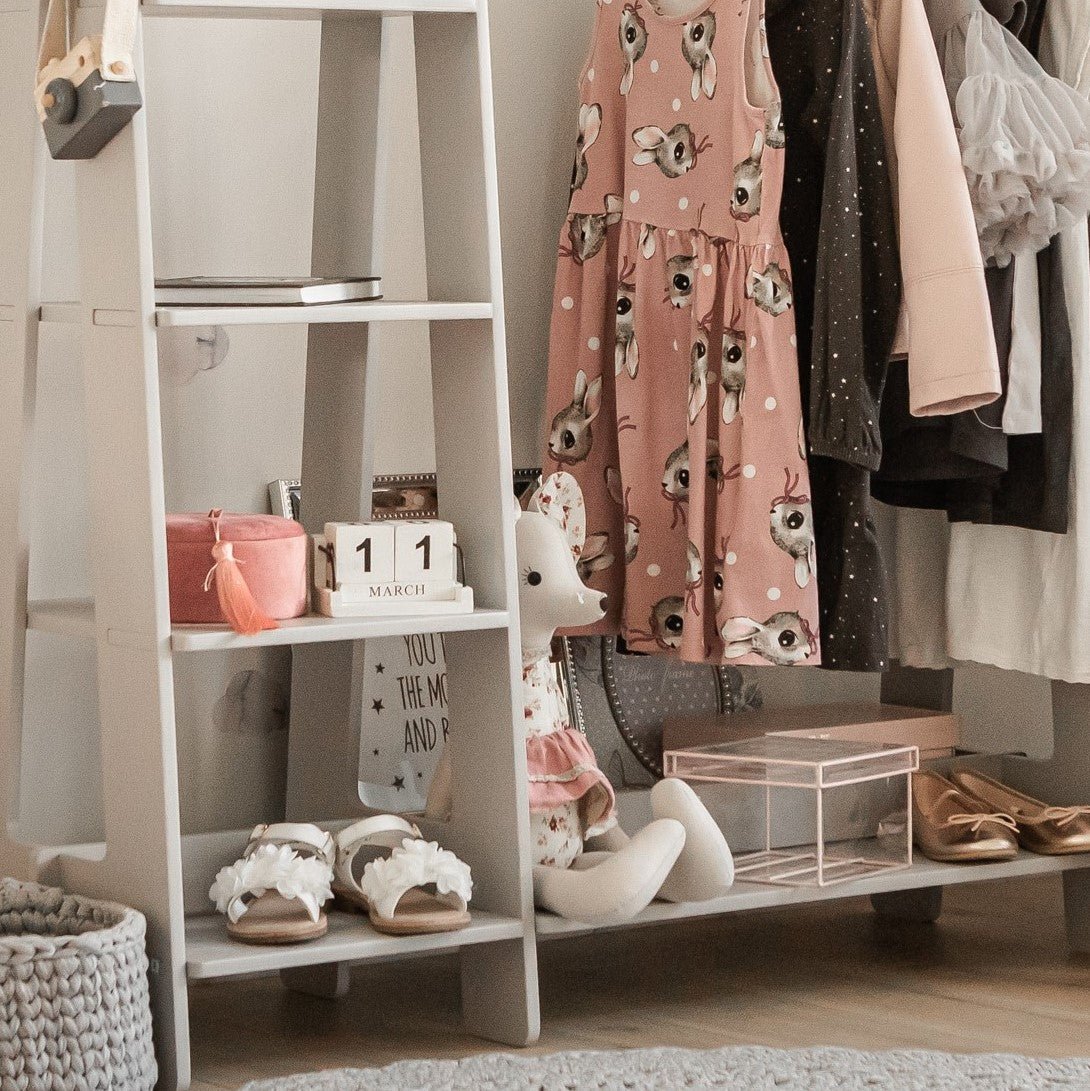 Clothing Rack with Shelves for Toddlers - Kindeco