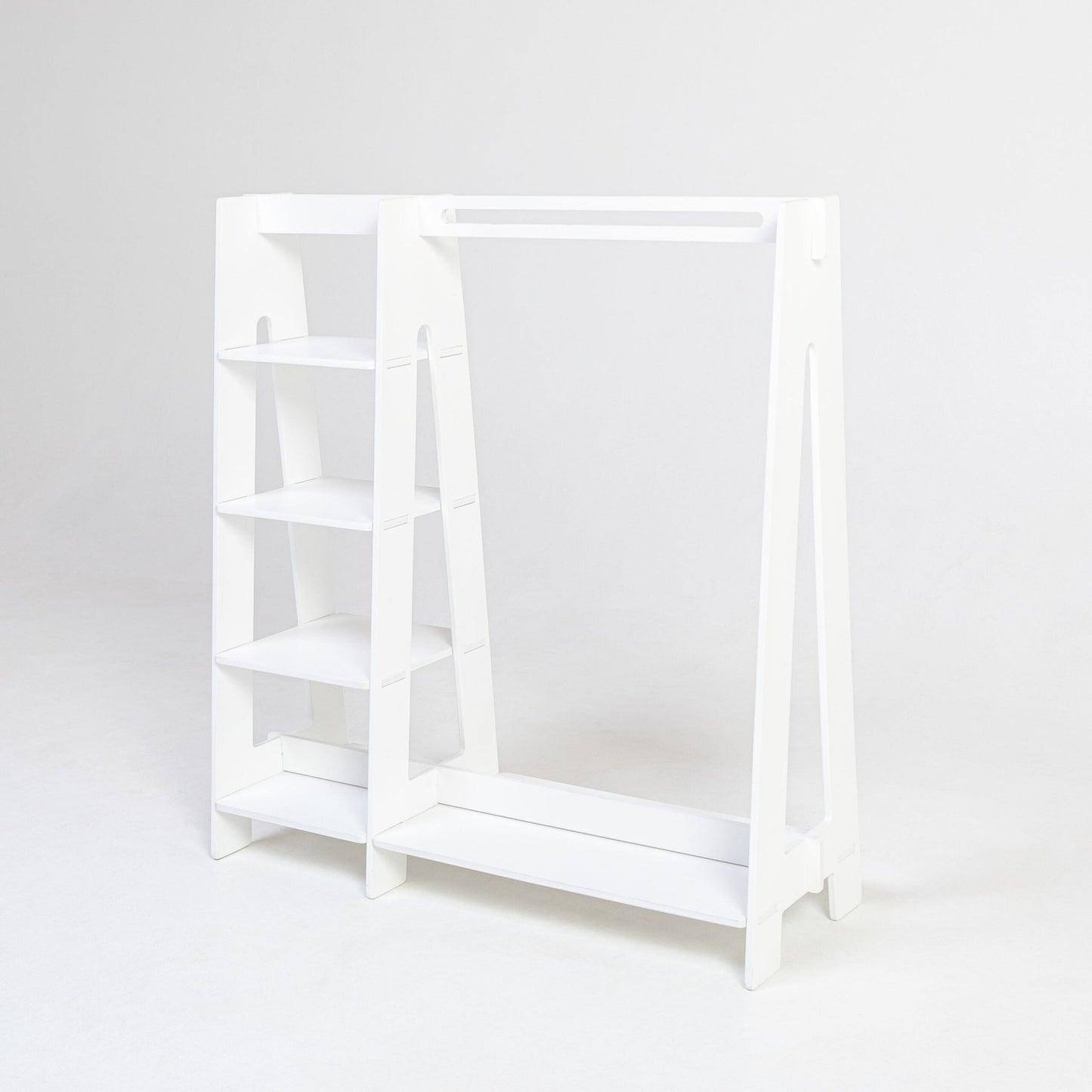 Clothing Rack with Shelves for Toddlers - Kindeco