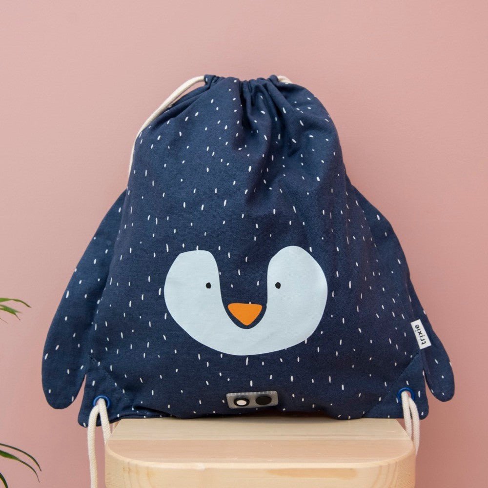 Drawstring Bag - Mr. Penguin - Kindeco