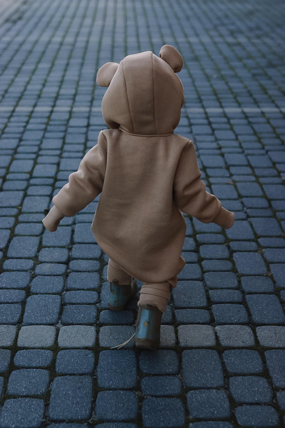 Eared Jumpsuit for Babies and Kids - Cacao - Kindeco