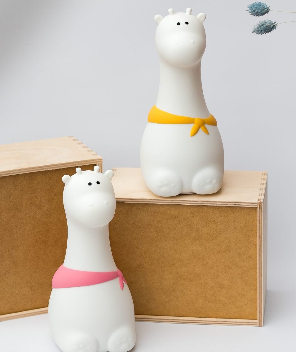 Giraffe Silicone Lamp - White - Kindeco