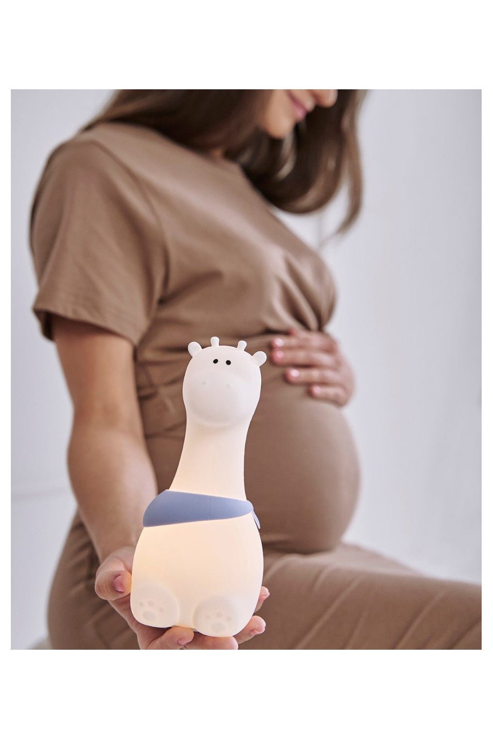 Giraffe Silicone Lamp - White - Kindeco