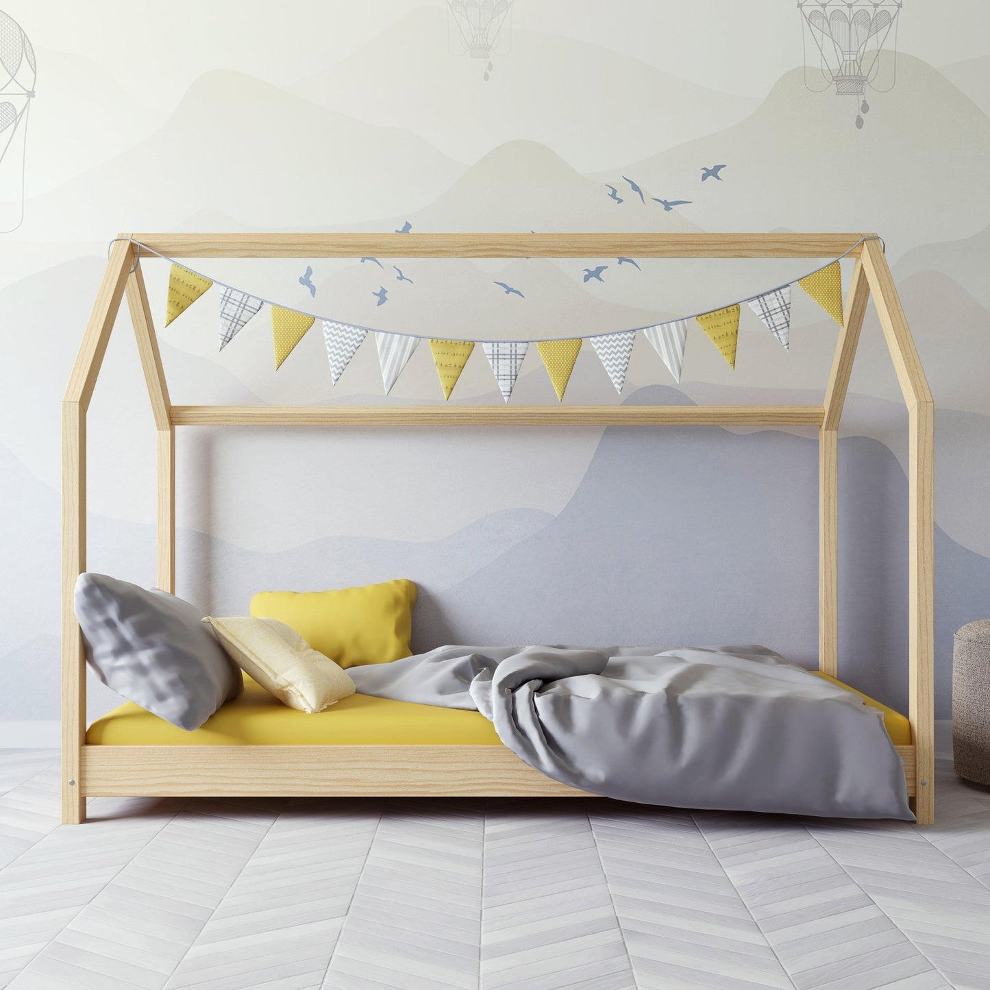 House Bed Bella - Natural - Kindeco