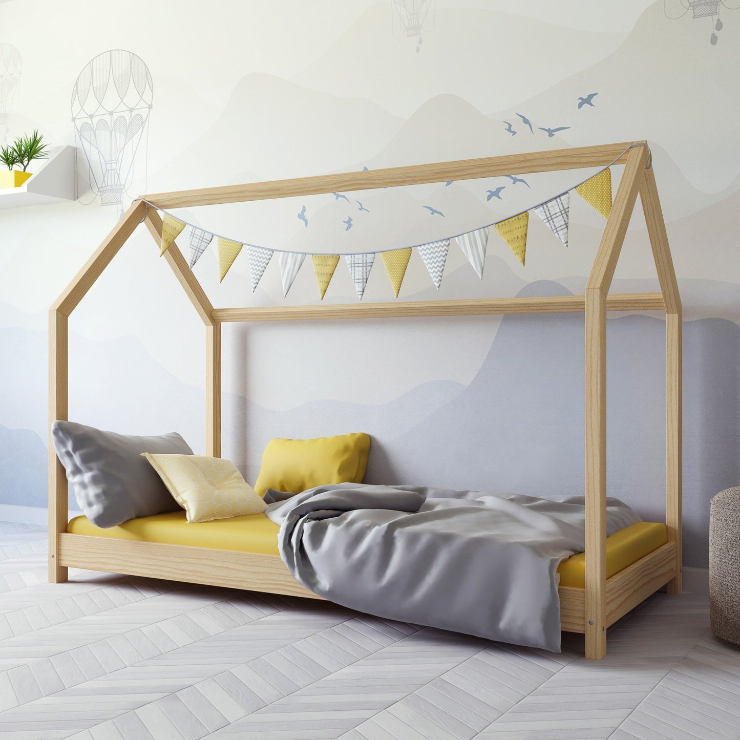 House Bed Bella - Natural - Kindeco