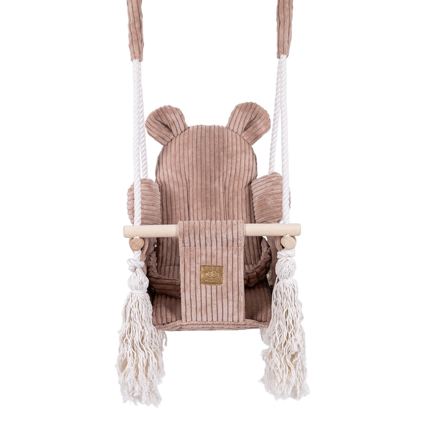 Indoor Baby Swing, Teddy - Pink Powder - Kindeco