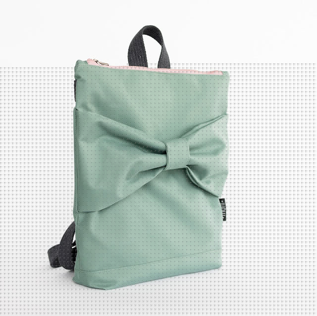 Kids Backpack - Waterproof Mint Bow - Kindeco