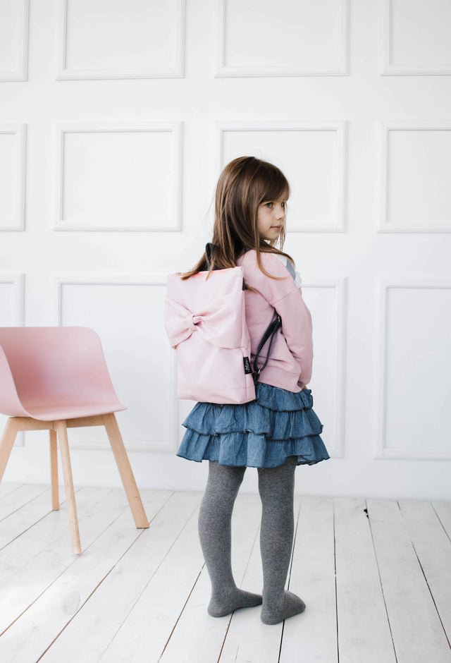 Kids Backpack - Waterproof Pink Bow - Kindeco
