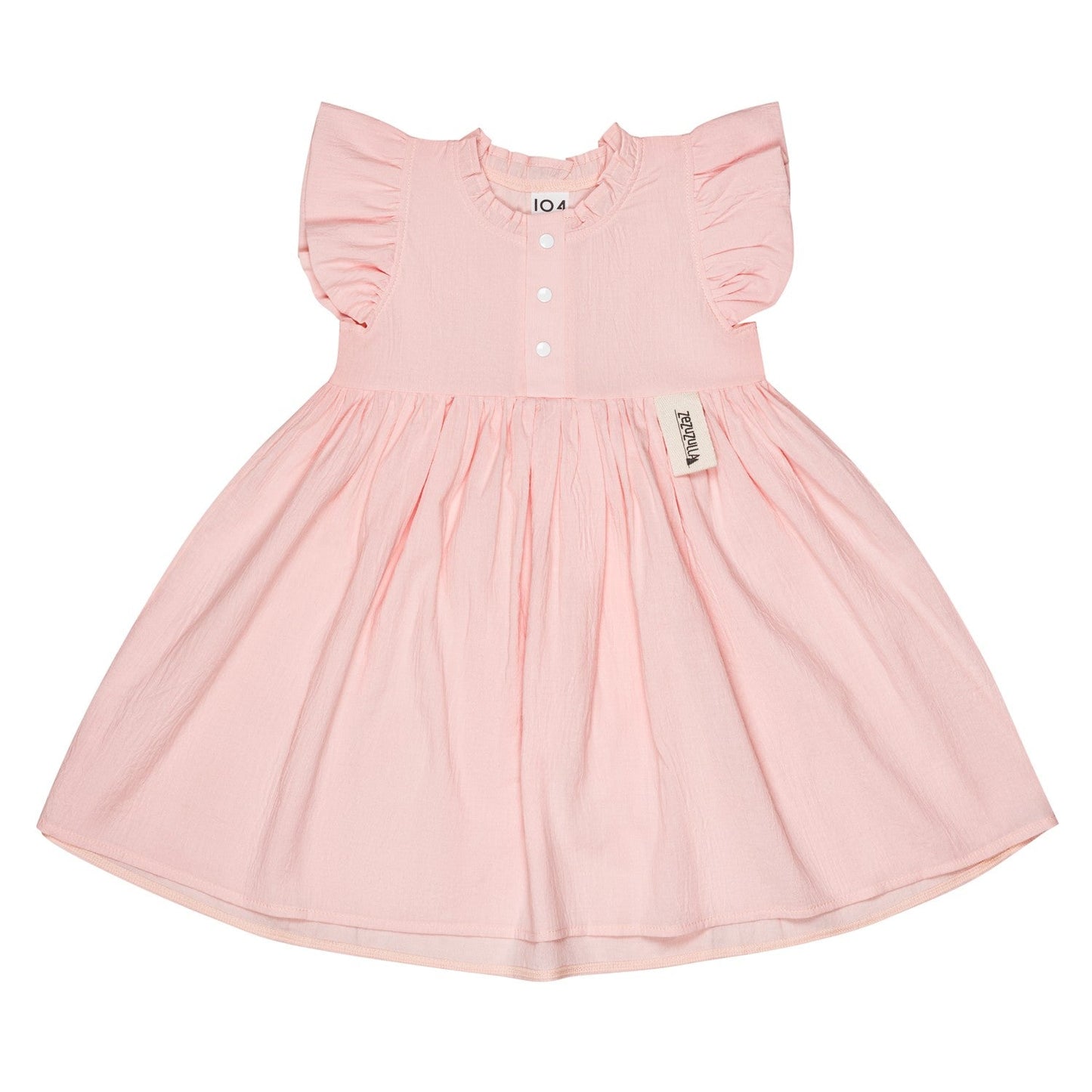 Kids Dress Sisi – Peach - Kindeco