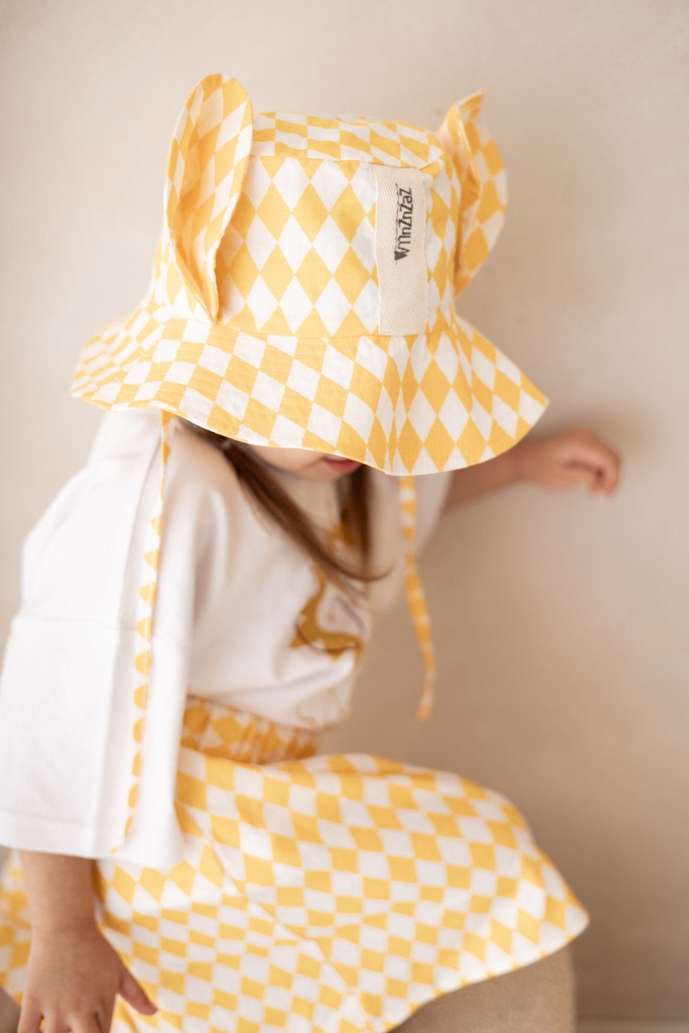 Kids Hat with Ears - Pierrot - Kindeco