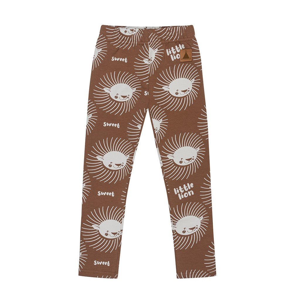 Kids Leggings - Cinnamon Lions - Kindeco
