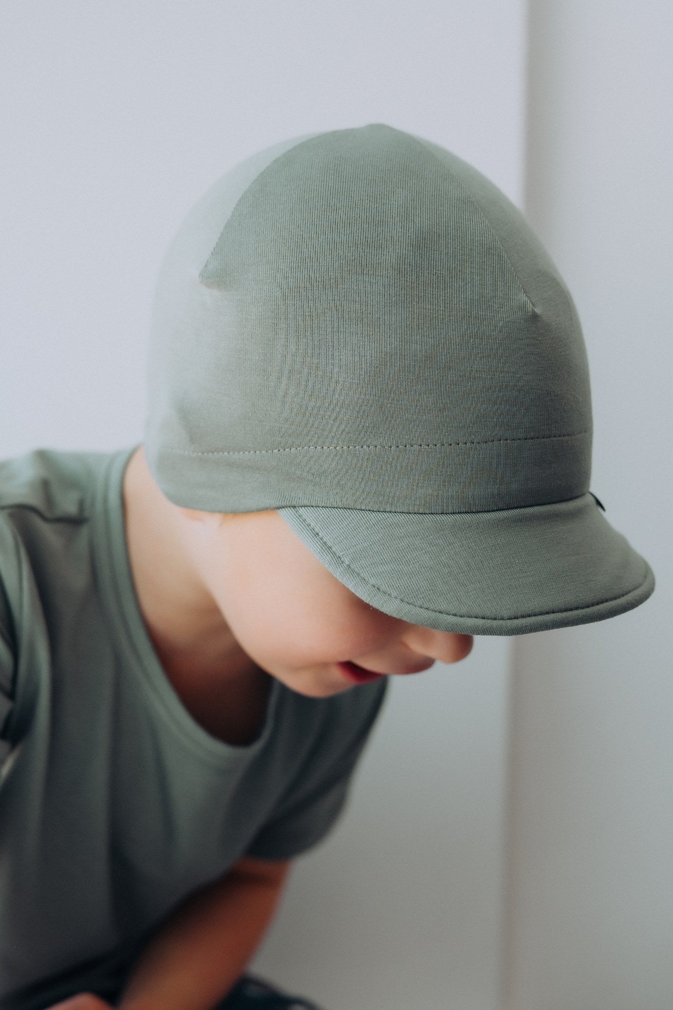 Kids Peaked Bamboo Viscose Summer Hat PHIL - Kindeco