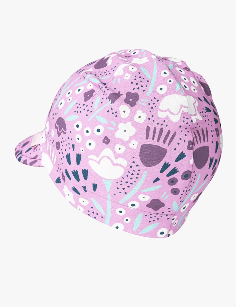 Kids Peaked Summer Hat SUN - Spring Flowers - Kindeco