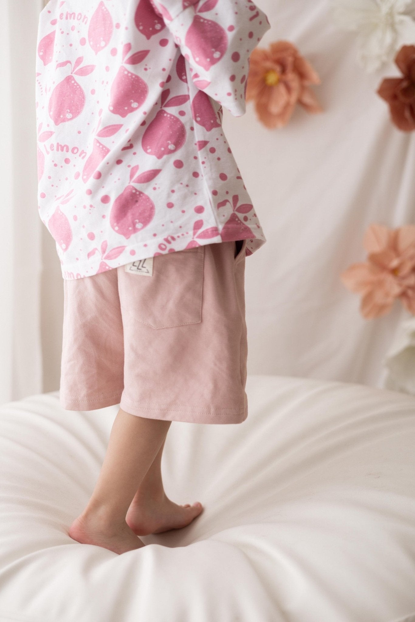 Kids Shorts - Pink - Kindeco