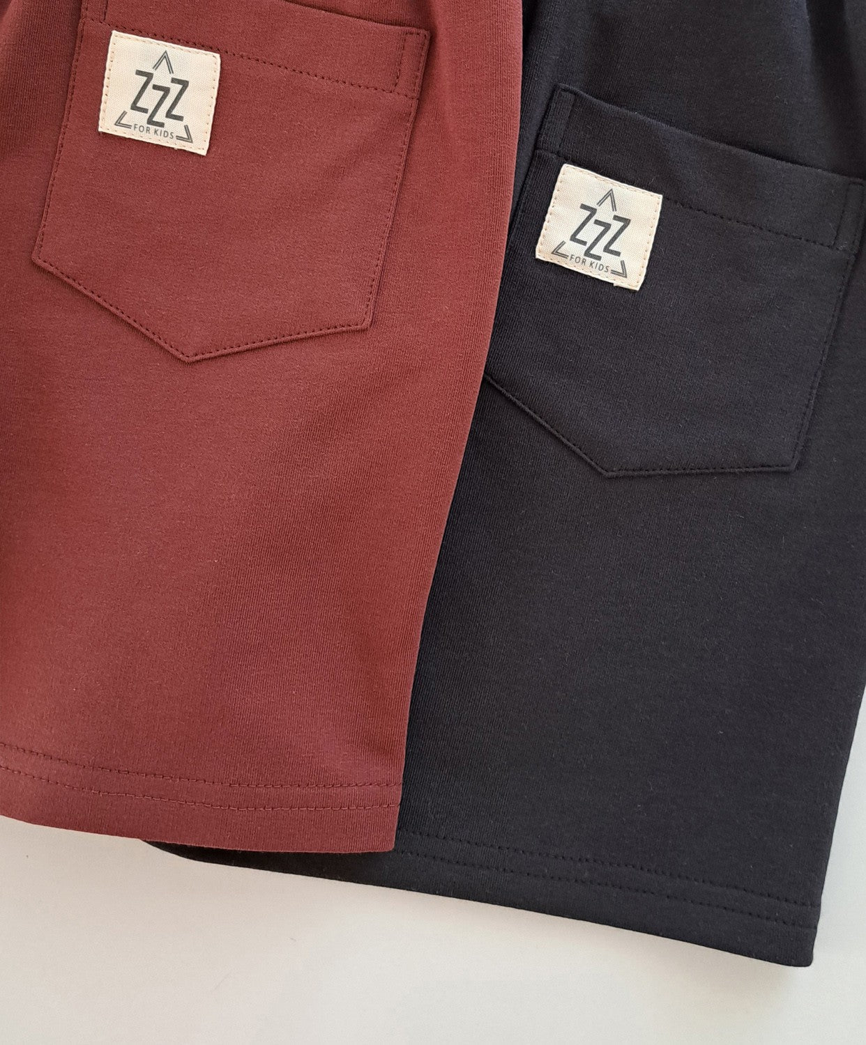 Kids Shorts - Rust - Kindeco