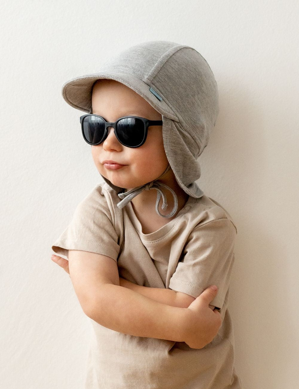 Kids Sun Hat With Ear Flaps PLUTO - Kindeco