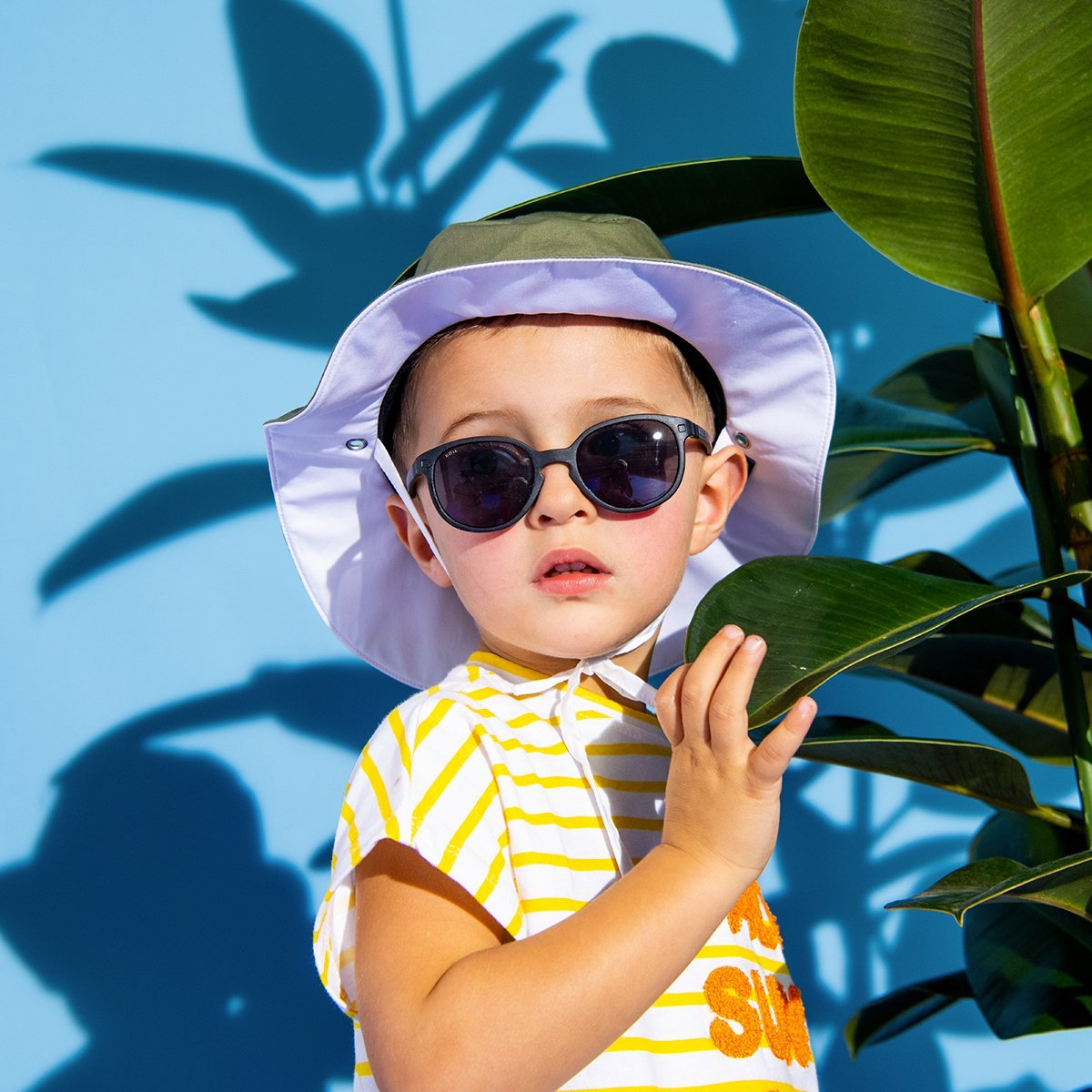 Kietla Wazz Sunglasses - 1 - 2 Years - BLACK - Kindeco