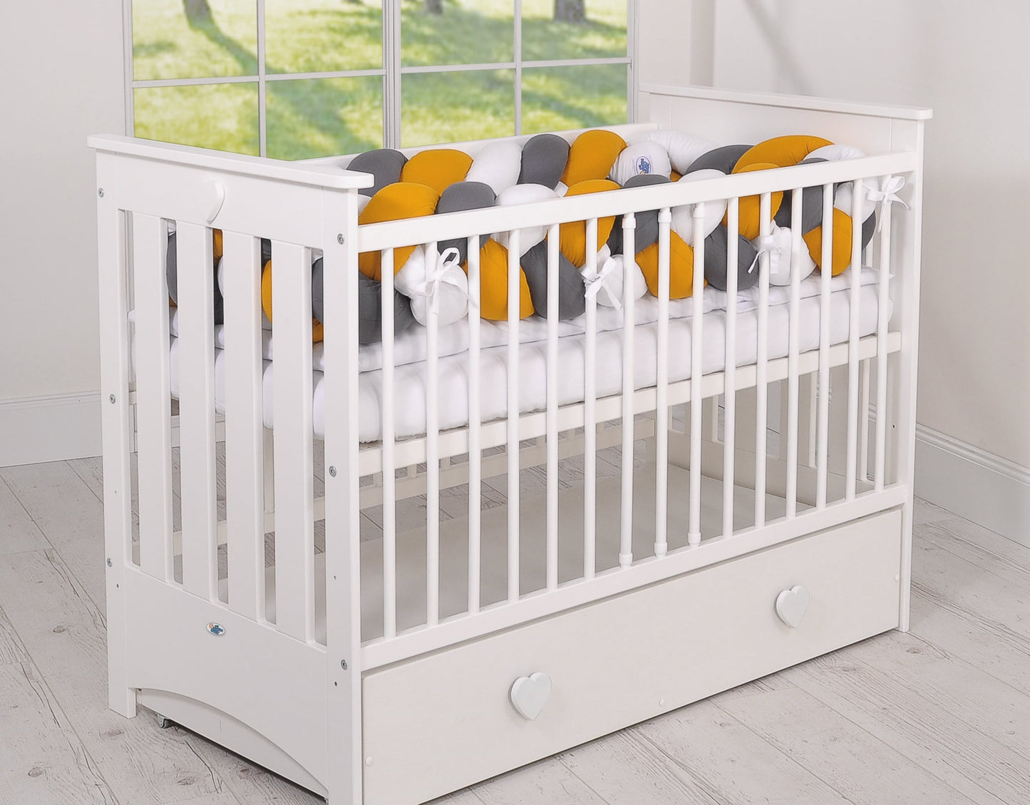Knot Bumper XXL - White - Honey Yellow - Anthracite - Kindeco