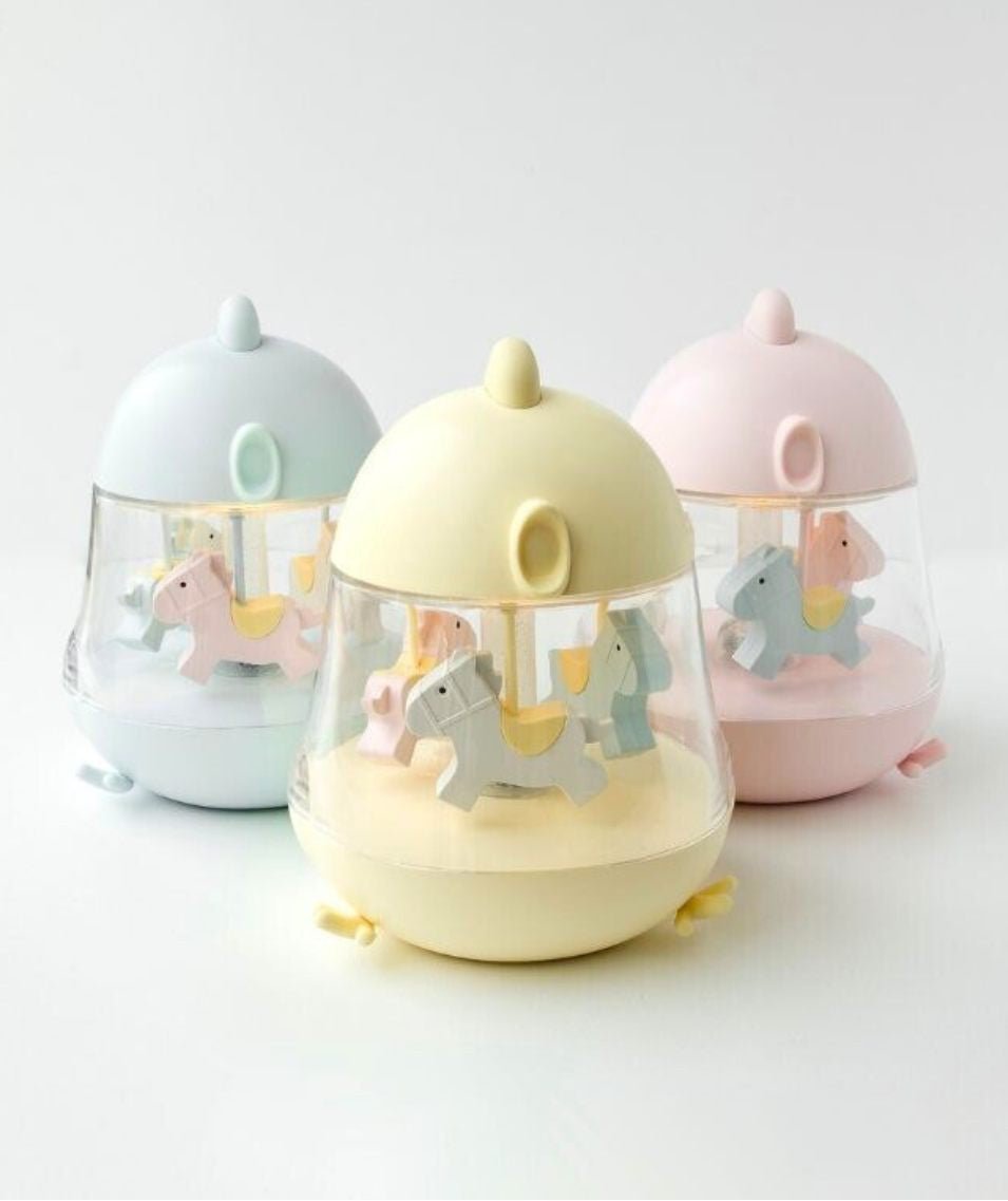 Lamp with Carousel and Music - Blue - Kindeco