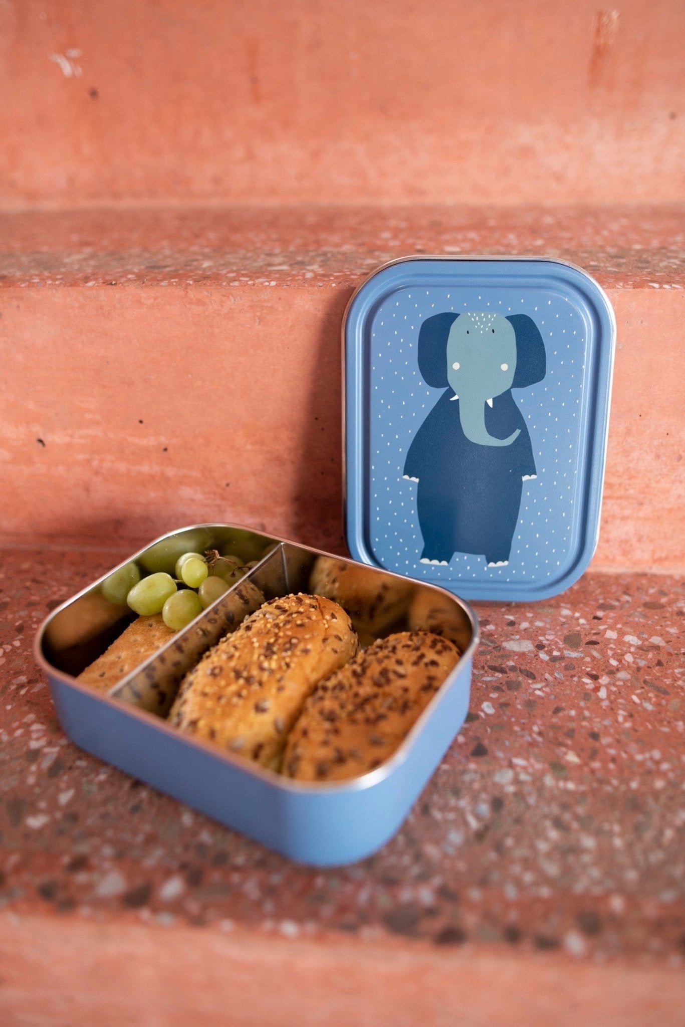 Large Lunch Box - Mrs. Elephant - Kindeco