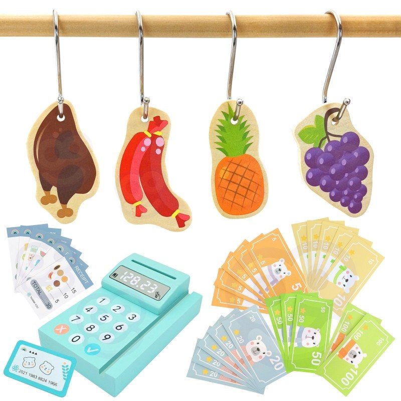 Large Wooden Food Truck Stand - 73 pcs - Kindeco