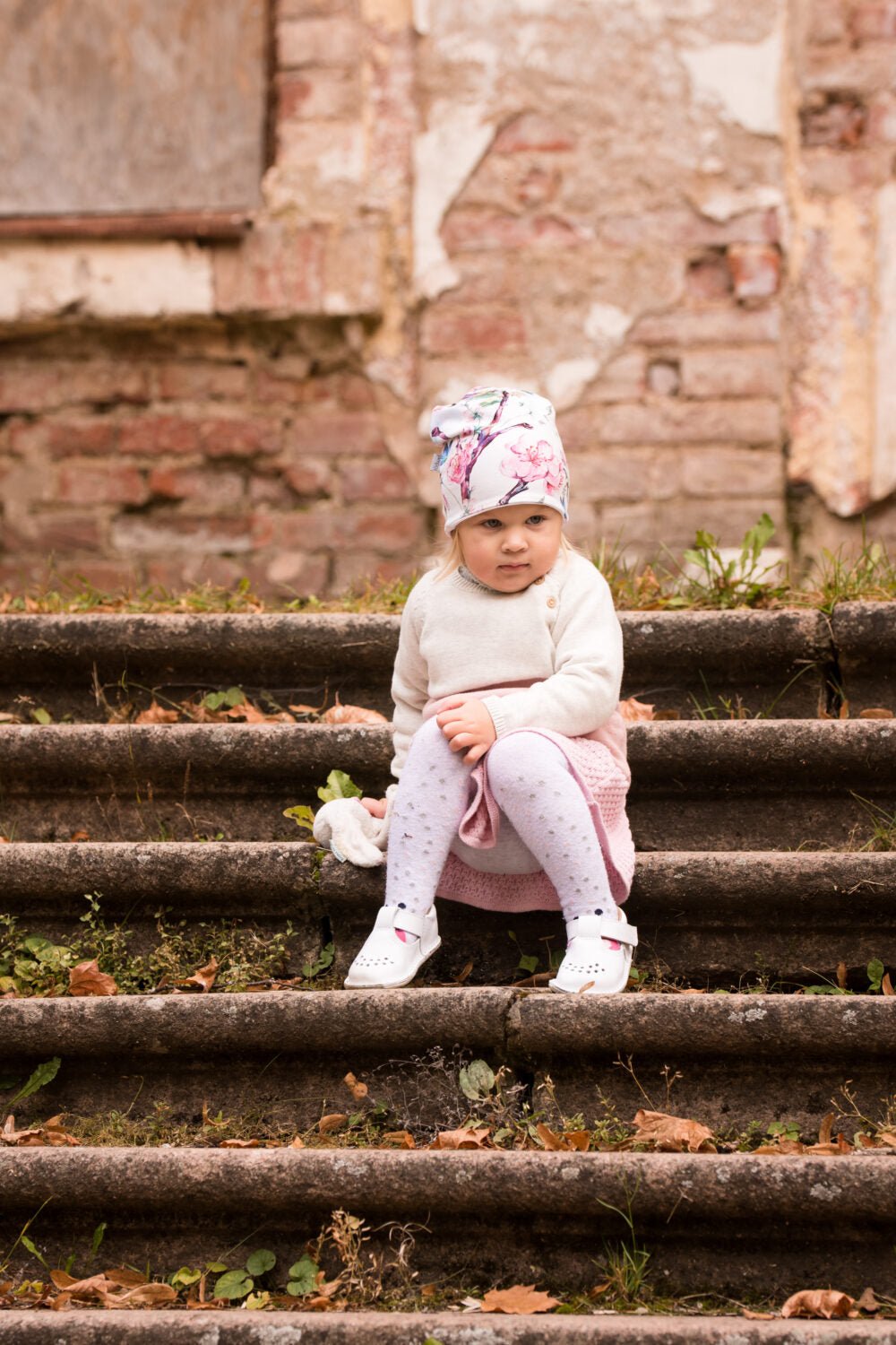 Leather Kids' Shoes Lusti - White - Kindeco