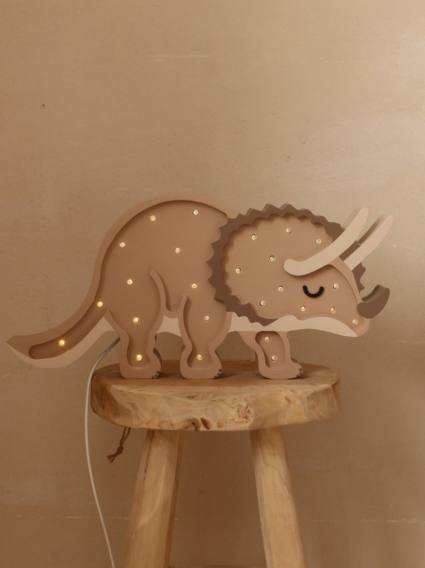Little Lights Dino Triceratops Lamp - Kindeco