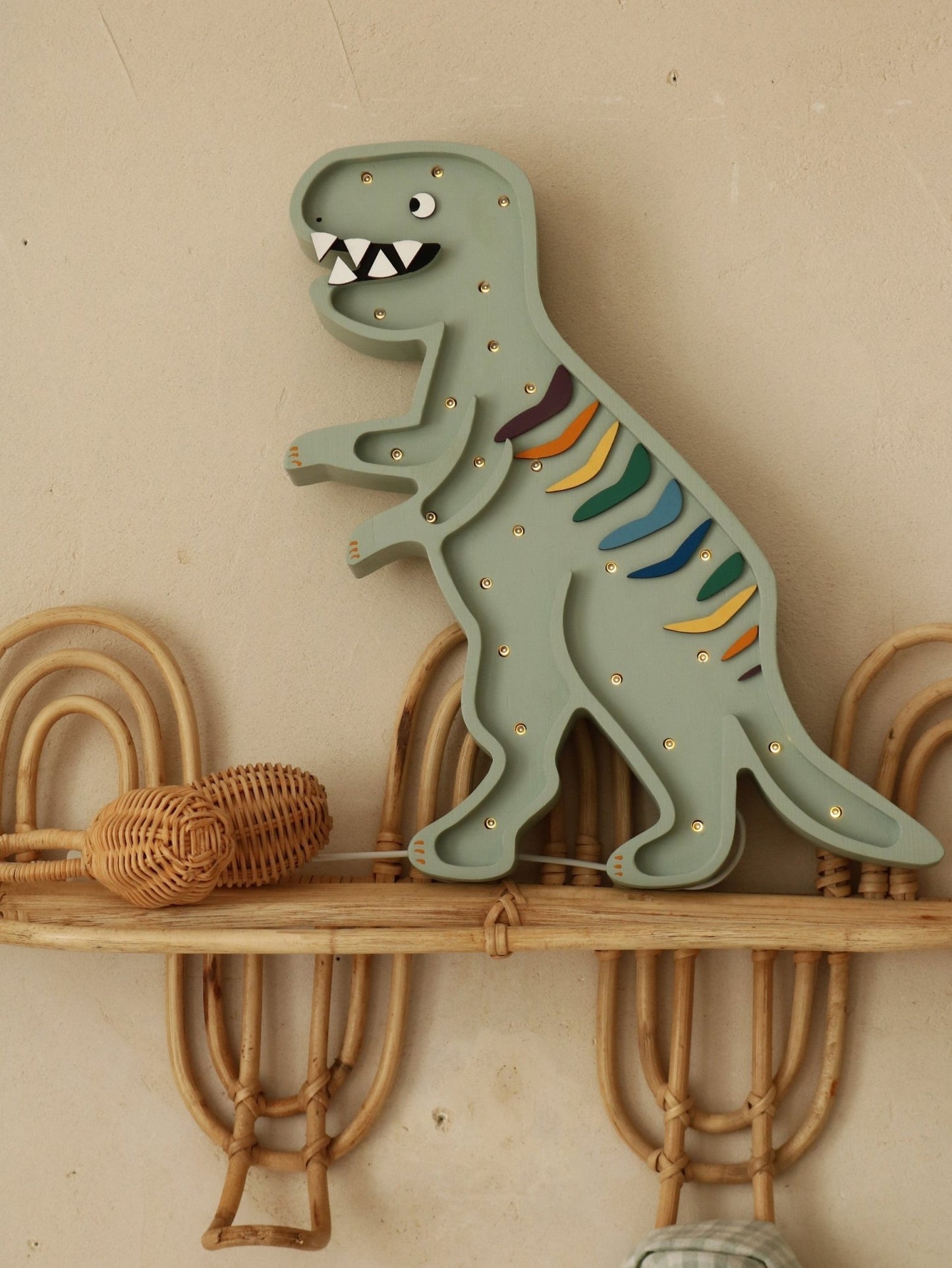Little Lights Dinosaur T - Rex Lamp - Kindeco