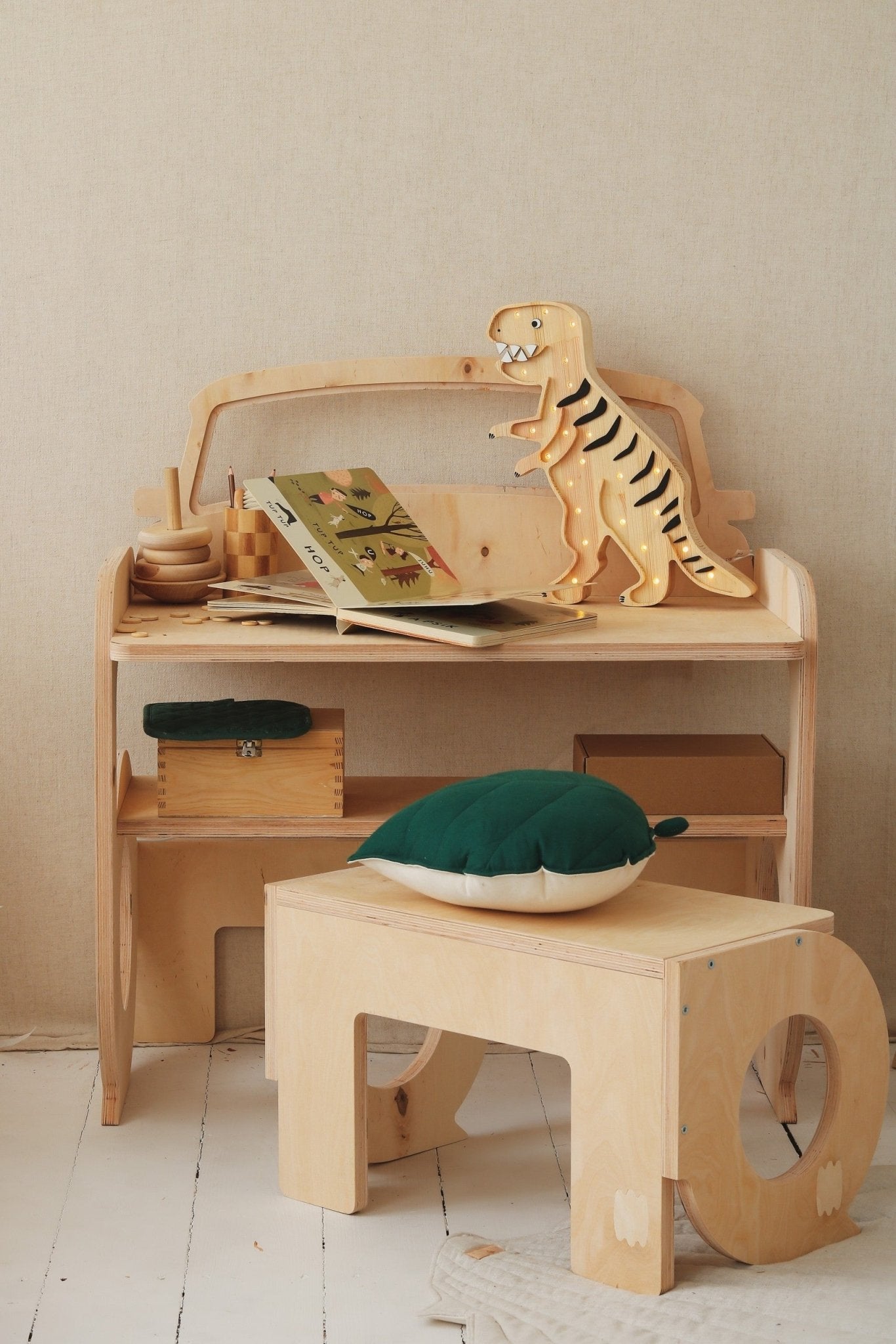 Little Lights Dinosaur T - Rex Lamp - Kindeco