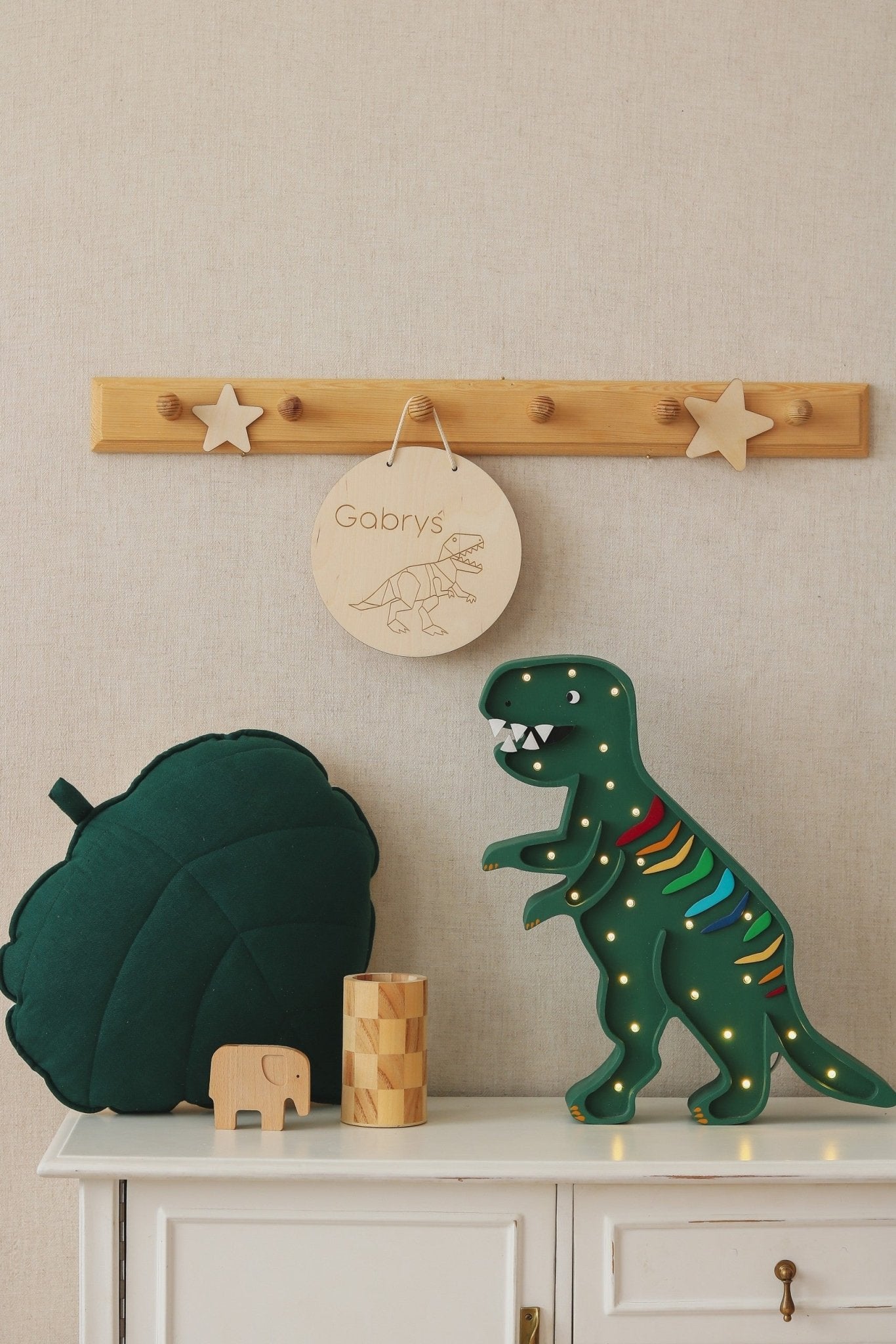 Little Lights Dinosaur T - Rex Lamp - Kindeco